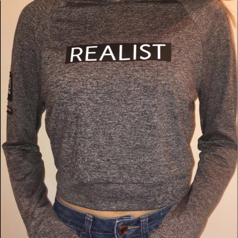 forever 21 cropped hoodie (women’s)